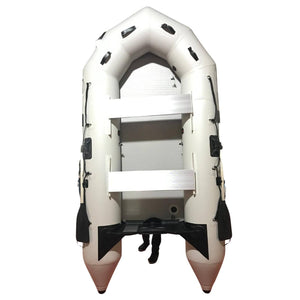 Darrahopens Outdoor > Boating 2.3M ( Grey ) Inflatable Boat Dinghy Tender Pontoon Rescue & Dive Boat Fishing Boat With Hard Air-Deck Floor