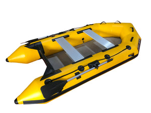 Darrahopens Outdoor > Boating 2.3m Inflatable Dinghy Boat Tender Pontoon Rescue- Yellow