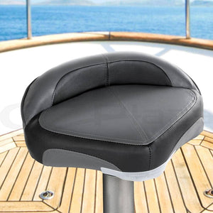 Darrahopens Outdoor > Boating Seamanship Stand Up Lean Boat Seats Casting Fishing Seating Swivel Foam Charcoal