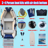 Darrahopens Outdoor > Boating Solar Marine 2.3M  Inflatable Boat + 4 Stroke Outboard Motor + Motor Mount 3in1 Set
