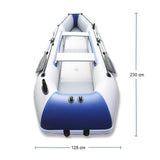 Darrahopens Outdoor > Boating Solar Marine 2.3M  Inflatable Boat + 4 Stroke Outboard Motor + Motor Mount 3in1 Set