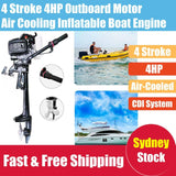 Darrahopens Outdoor > Boating Solar Marine 2.3M  Inflatable Boat + 4 Stroke Outboard Motor + Motor Mount 3in1 Set