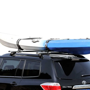 Darrahopens Outdoor > Boating Universal Kayak Holder Car Roof Rack - Travel Saddle Watercraft Carrier Storage
