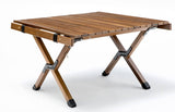 Darrahopens Outdoor > Camping 62cm Foldable Bamboo Outdoor Camping Table Waterproof Wood Wooden Travel - Small