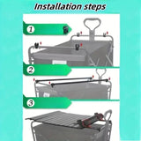 Darrahopens Outdoor > Camping Cart Plate - Black