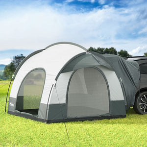 Darrahopens Outdoor > Camping Weisshorn Camping Tent Car SUV Rear Extension Canopy Portable Outdoor Family 4WD