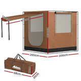 Darrahopens Outdoor > Camping Weisshorn Camping Tent Car SUV Side Awning Canopy Portable Outdoor Shelter 4WD