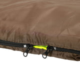 Darrahopens Outdoor > Camping Weisshorn Sleeping Bag Double Bags Thermal Camping Hiking Tent Brown -5°C