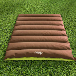 Darrahopens Outdoor > Camping Weisshorn Sleeping Bag Double Bags Thermal Camping Hiking Tent Brown -5°C