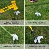 Darrahopens Outdoor > Others 15PCS/set Tent Pegs Heavy Duty Screw Steel In Ground Camping Stakes Outdoor Nail