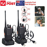 Darrahopens Outdoor > Others 2PCS Radios Walkie Talkie BF-888S UHF 400-470MHz 5W 16CH Portable Two-Way Radio