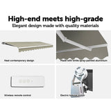 darrahopens Outdoor > Others 3.5x2.5m Automatic Outdoor Motorised Folding Arm Awning