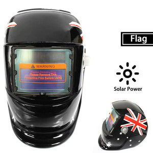 Darrahopens Outdoor > Others Flag Solar Welding Helmet Auto Darkening Welder Soldering Lens ARC TIG MIG MAG Mask