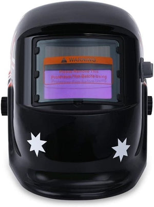 Darrahopens Outdoor > Others Flag Solar Welding Helmet Auto Darkening Welder Soldering Lens ARC TIG MIG MAG Mask