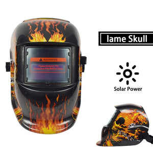 Darrahopens Outdoor > Others Lame skull Solar Welding Helmet Auto Darkening Welder Soldering Lens ARC TIG MIG MAG Mask