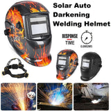 Darrahopens Outdoor > Others Lame skull Solar Welding Helmet Auto Darkening Welder Soldering Lens ARC TIG MIG MAG Mask