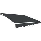 darrahopens Outdoor > Others Outdoor Folding Arm Awning Retractable Sunshade Canopy Grey 4.0m x 3.0m