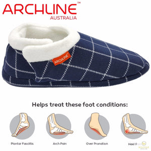 Darrahopens Outdoor > Outdoor Shoes ARCHLINE Orthotic Slippers CLOSED Arch Scuffs Moccasins Pain Relief