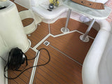 Darrahopens Outdoor Recreation > Boating > Boating Accessories 1998-2002 Cruisers Yachts 3870 Swim Platform Cockpit Pad Boat EVA Teak Floor Mat SeaDek MarineMat Gatorstep Style Self Adhesive