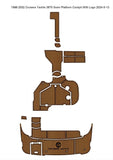 Darrahopens Outdoor Recreation > Boating > Boating Accessories 1998-2002 Cruisers Yachts 3870 Swim Platform Cockpit Pad Boat EVA Teak Floor Mat SeaDek MarineMat Gatorstep Style Self Adhesive