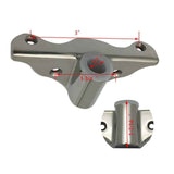 Darrahopens Outdoor Recreation > Boating > Boating Accessories 2 PCS 316 Stainless Steel Row Lock Oarlock Socket Oarlock Support Bracket for 1/2 Shank Oarlocks, for Boat Yacht（not include screws）