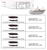 Darrahopens Outdoor Recreation > Boating > Boating Accessories 20-22ft Boat Cover Trailerable Marine Grade 600D Black