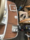 Darrahopens Outdoor Recreation > Boating > Boating Accessories 2001 Four Winns 248 Vista Swim Platform Boat EVA Faux Foam Teak Deck Floor Pad SeaDek MarineMat Gatorstep Style Self Adhesive