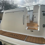 Darrahopens Outdoor Recreation > Boating > Boating Accessories 2002 Bayliner 2455 Swim Platform Cockpit Boat EVA Foam Faux Teak Deck Floor Pad Mat SeaDek MarineMat Gatorstep Style Self Adhesive