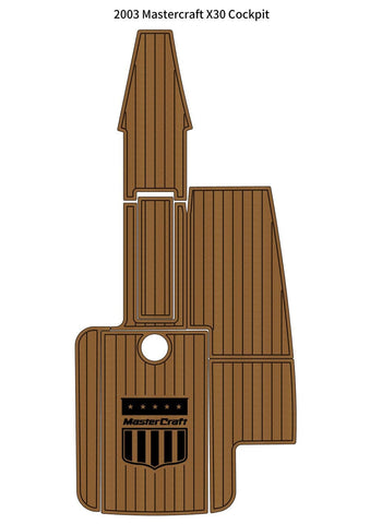 Darrahopens Outdoor Recreation > Boating > Boating Accessories 2003 Mastercraft X30 Cockpit Pad Boat EVA Foam Faux Teak Deck Floor Mat SeaDek MarineMat Gatorstep Style Self Adhesive