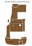 Darrahopens Outdoor Recreation > Boating > Boating Accessories 2005 Chaparral Signature 240 Swim Platform Cockpit Boat EVA Teak Floor Pad Mat SeaDek MarineMat Gatorstep Style Self Adhesive