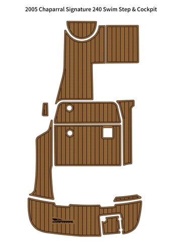 Darrahopens Outdoor Recreation > Boating > Boating Accessories 2005 Chaparral Signature 240 Swim Platform Cockpit Boat EVA Teak Floor Pad Mat SeaDek MarineMat Gatorstep Style Self Adhesive