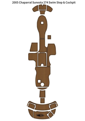 Darrahopens Outdoor Recreation > Boating > Boating Accessories 2005 Chaparral Sunesta 274 Swim Platform Cockpit Boat EVA Foam Teak Floor Pad SeaDek MarineMat Gatorstep Style Self Adhesive