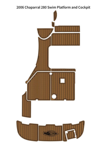 Darrahopens Outdoor Recreation > Boating > Boating Accessories 2006 Chaparral 280 Swim Platform Cockpit Boat EVA Foam Teak Deck Floor Pad Mat SeaDek MarineMat Gatorstep Style Self Adhesive