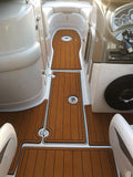 Darrahopens Outdoor Recreation > Boating > Boating Accessories 2007 Crownline 220EX Swim Platform Cockpit Boat EVA Foam Teak Deck Floor Pad Mat SeaDek MarineMat Gatorstep Style Self Adhesive