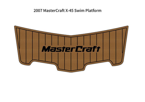 Darrahopens Outdoor Recreation > Boating > Boating Accessories 2007 MasterCraft X-45 Swim Platform Pad Boat EVA Foam Faux Teak Deck Floor Mat SeaDek MarineMat Gatorstep Style Self Adhesive