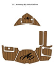 Darrahopens Outdoor Recreation > Boating > Boating Accessories 2011 Monterey M3 Swim Platform Step Pad Boat EVA Foam Faux Teak Deck Floor Mat SeaDek MarineMat Gatorstep Style Self Adhesive