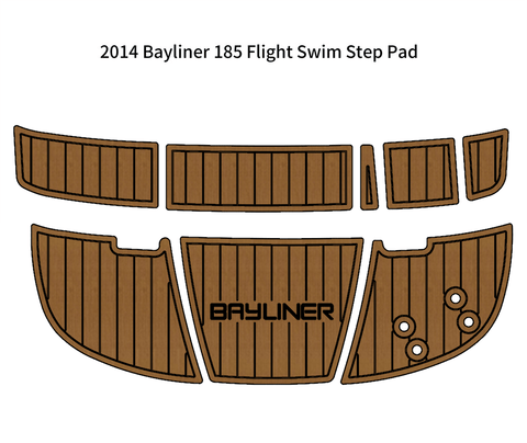 Darrahopens Outdoor Recreation > Boating > Boating Accessories 2014 Bayliner 185 Flight Swim Step Platform Boat EVA Foam Teak Flooring Pad Mat SeaDek MarineMat Gatorstep Style Self Adhesive