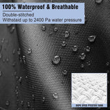 Darrahopens Outdoor Recreation > Boating > Boating Accessories 600D Heavy Duty Waterproof Boat Cover, Black, 14-16FT, 510*250cm In Australia - Darrahopens