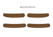 Darrahopens Outdoor Recreation > Boating > Boating Accessories Baja 272 Swim Platform Step Pad Boat EVA Foam Faux Teak Deck Floor Mat Flooring SeaDek MarineMat Gatorstep Style Self Adhesive