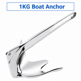 Darrahopens Outdoor Recreation > Boating > Boating Accessories Bruce Style Anchor with Mirror Polished Finish for Boat and Yacht Mooring in Various Marine Environments (1kg) In Australia - Darrahopens