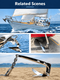 Darrahopens Outdoor Recreation > Boating > Boating Accessories Bruce Style Anchor with Mirror Polished Finish for Boat and Yacht Mooring in Various Marine Environments (3kg) In Australia - Darrahopens