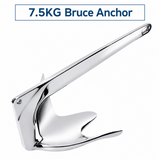 Darrahopens Outdoor Recreation > Boating > Boating Accessories Bruce Style Anchor with Mirror Polished Finish for Boat and Yacht Mooring in Various Marine Environments (5kg) In Australia - Darrahopens