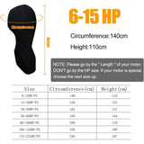 Darrahopens Outdoor Recreation > Boating > Boating Accessories Outboard Motor Cover 420D Waterproof UV Resistant, 30-60 PS
