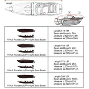 Darrahopens Outdoor Recreation > Boating > Boating Accessories Outdoor V-shaped yacht with dust cover, sunscreen and rainproof boat cover, Teflon boat body protection cover In Australia - Darrahopens