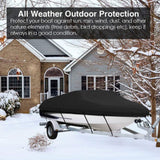 Darrahopens Outdoor Recreation > Boating > Boating Accessories Outdoor V-shaped yacht with dust cover, sunscreen and rainproof boat cover, Teflon boat body protection cover In Australia - Darrahopens