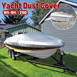 Darrahopens Outdoor Recreation > Boating > Boating Accessories Outdoor V Yacht Dust Cover Waterproof Sun Protection Boat Hull Cover Rain Shield