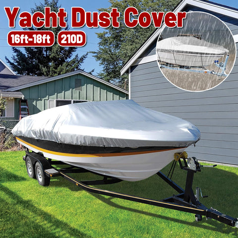 Darrahopens Outdoor Recreation > Boating > Boating Accessories Outdoor V Yacht Dust Cover Waterproof Sun Protection Boat Hull Cover Rain Shield