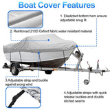 Darrahopens Outdoor Recreation > Boating > Boating Accessories Outdoor V Yacht Dust Cover Waterproof Sun Protection Boat Hull Cover Rain Shield