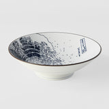 Darrahopens Outdoor Recreation > Boating > Boating Accessories Ramen Bowl 24.5cm Hokusai Great Wave Design