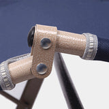 Darrahopens Outdoor Recreation > Boating > Boating Accessories Reclining Sun Beach Deck Lounge Chair Outdoor Folding Camping Fishing Arm Rest - navy